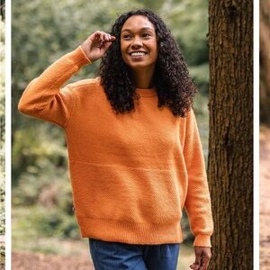 Passenger Clothing Orange Cove Recycled Knitted Sweater